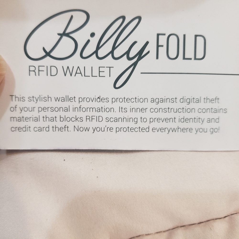Billy Fold RFID Wallet - Picture 4 of 4